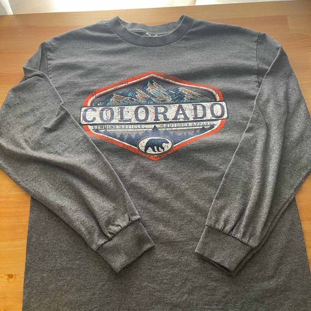 Grey long sleeve size medium Colorado
